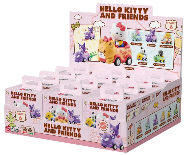 YUME Hello Kitty & Friends – Zoom Heroe cm Series 1 In Blind Box (cm xxH) In espo da 12pz 6ass…x12